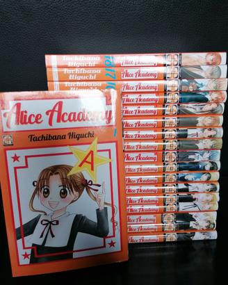 Alice Academy manga n. 2-3-6-10-15