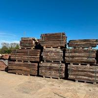 Traversine ferroviarie in legno