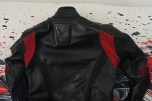 giacca berik moto in pelle uomo taglia 50