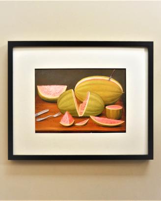 Quadro Cocomero di Botero con cornice