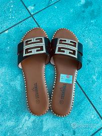 Sandali Sesamall neri e marroni