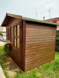 Casetta da giardino 2x 2,5 con finestra e porta