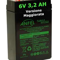 Batteria da 6V per lampada d’emergenza Beghelli