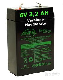 Batteria da 6V per lampada d’emergenza Beghelli