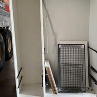 Armadio a tre ante a specchio