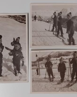 VECCHIE FOTOGRAFIE SCIATORI A ST. MORITZ 1931 /32