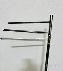 Porta salviette, bagno in acciaio