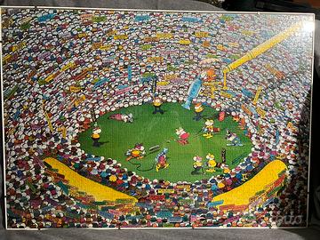 Quadro puzzle 2000pezzi “Mordillo master putt”