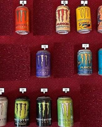 Collezione Monster Energy – Lotti numerati (15 pez