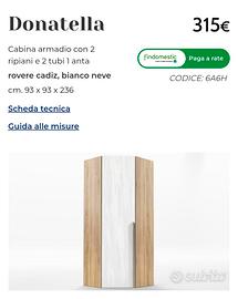 Cabina Armadio Angolare