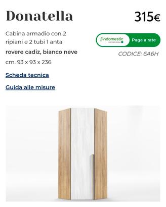 Cabina Armadio Angolare