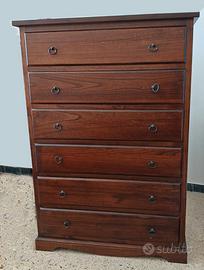 Cassettiera in legno