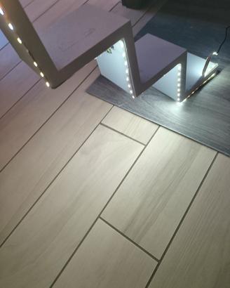 mensola con led 