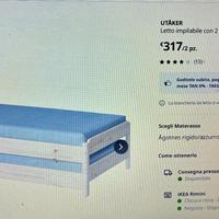 Letti singoli impilabili 