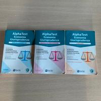Aplha test economia/giurisprudenza