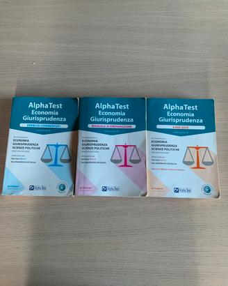 Aplha test economia/giurisprudenza
