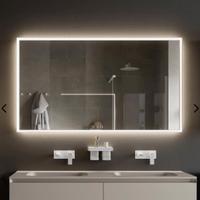 Specchio LED Pirano+ 140x80cm nero