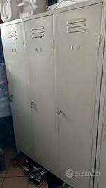 Armadio spogliatoio a 3 scomparti