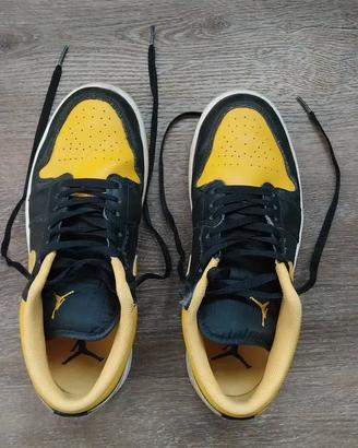 Air Jordan 1 Low Scarpe Giallo/Nero