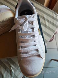 Fred PERRY scarpe bianche pelle n 41