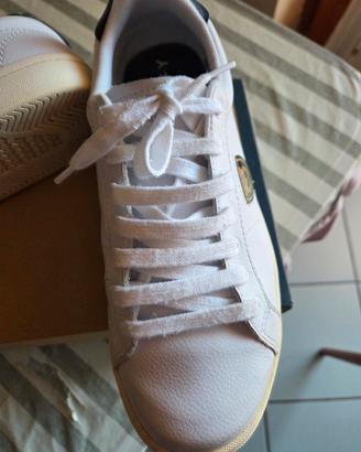 Fred PERRY scarpe bianche pelle n 41