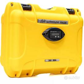BATTERIA SH Lithium 24 V 100ah Usato.con Garanzia
