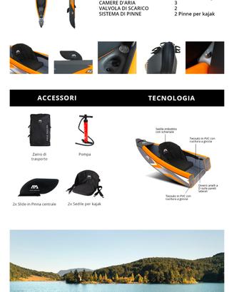 canoa per due persone