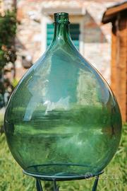 Antica damigiana da 53 Lt. in vetro soffiato