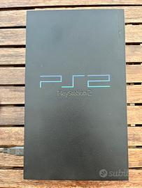 Ps2 consolle con cavi, memory card e gioco