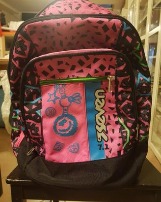Zaino seven scuola elementare o media - colore ros