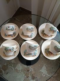 tazze te+piattini inglese Old Bridge Earthwewar