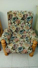 Poltrona fiorata