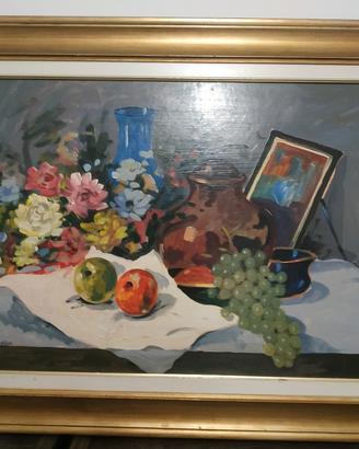grande quadro natura morta opera NUZZO WILLIAM 