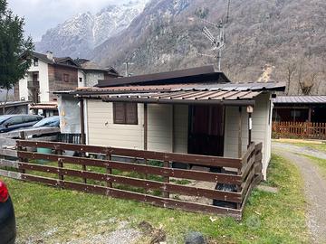 Roulotte stanziale con pre ingresso