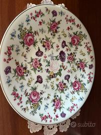 Piatto/ centro tavola floreale