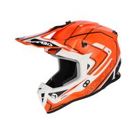 Casco Off Road Linear Acerbis Arancione