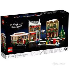 Lego Icons 10308 Natale nella Strada Principale