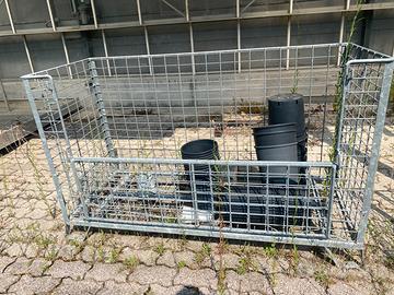 Contenitore in ferro zincati da esterno