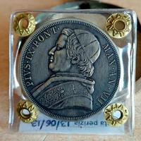 SCUDO 1853 STATO PONTIFICIO PIO IX