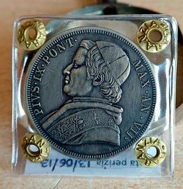 SCUDO 1853 STATO PONTIFICIO PIO IX