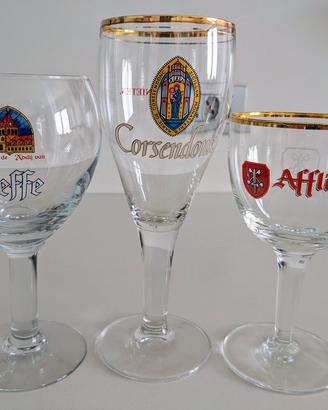 Bicchieri birra belga