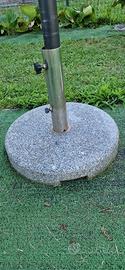 basamento in granito per sostegno ombrellone
