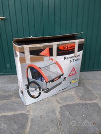 Carrello traino bimbi da bici