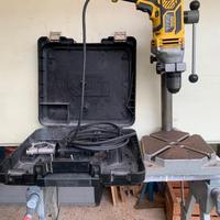 trapano con supporto a colonna