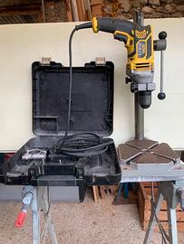 trapano con supporto a colonna