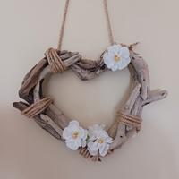 cuore in legno di mare