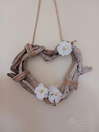 cuore in legno di mare