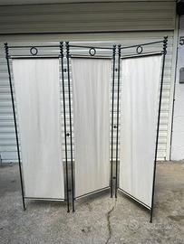 SEPARE VINTAGE FERRO BATTUTO DESIGN PARAVENTO