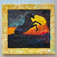 Quadro materico colorato 🎨✨