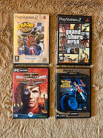 Lotto Retrogaming 4 giochi (PS2/PC)